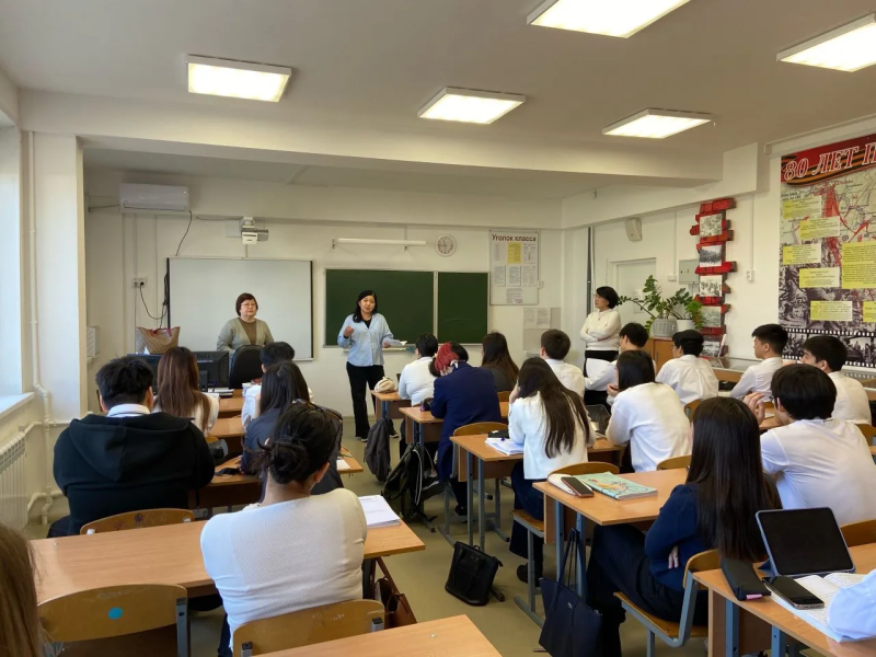 Профориентационная встреча в СОШ 19