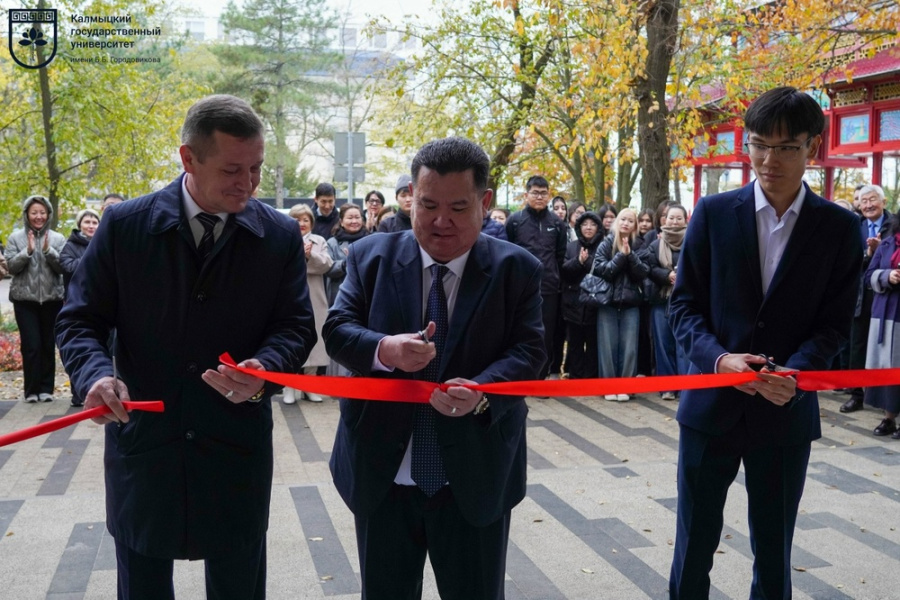 В КалмГУ торжественно открыт обновленный учебный корпус №6