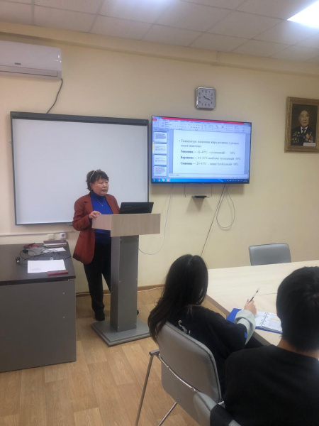 Открытая лекция доцента Кедеевой О.Ш.