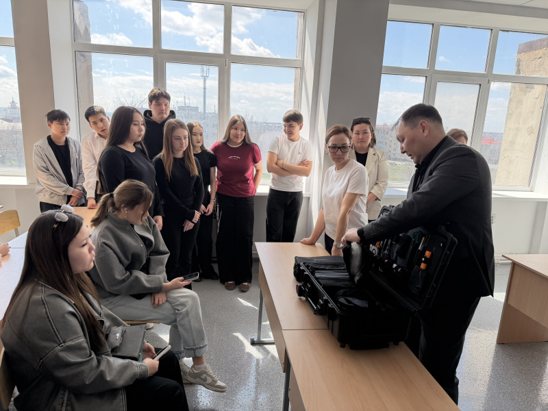 Мастер-класс  «Основы традиционных видов криминалистических экспертиз»  в колледже профессионального образования